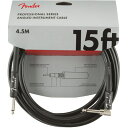 ギター シールド フェンダー Fender Professional Series Instrument Cable SL 15' Black ギターケーブル