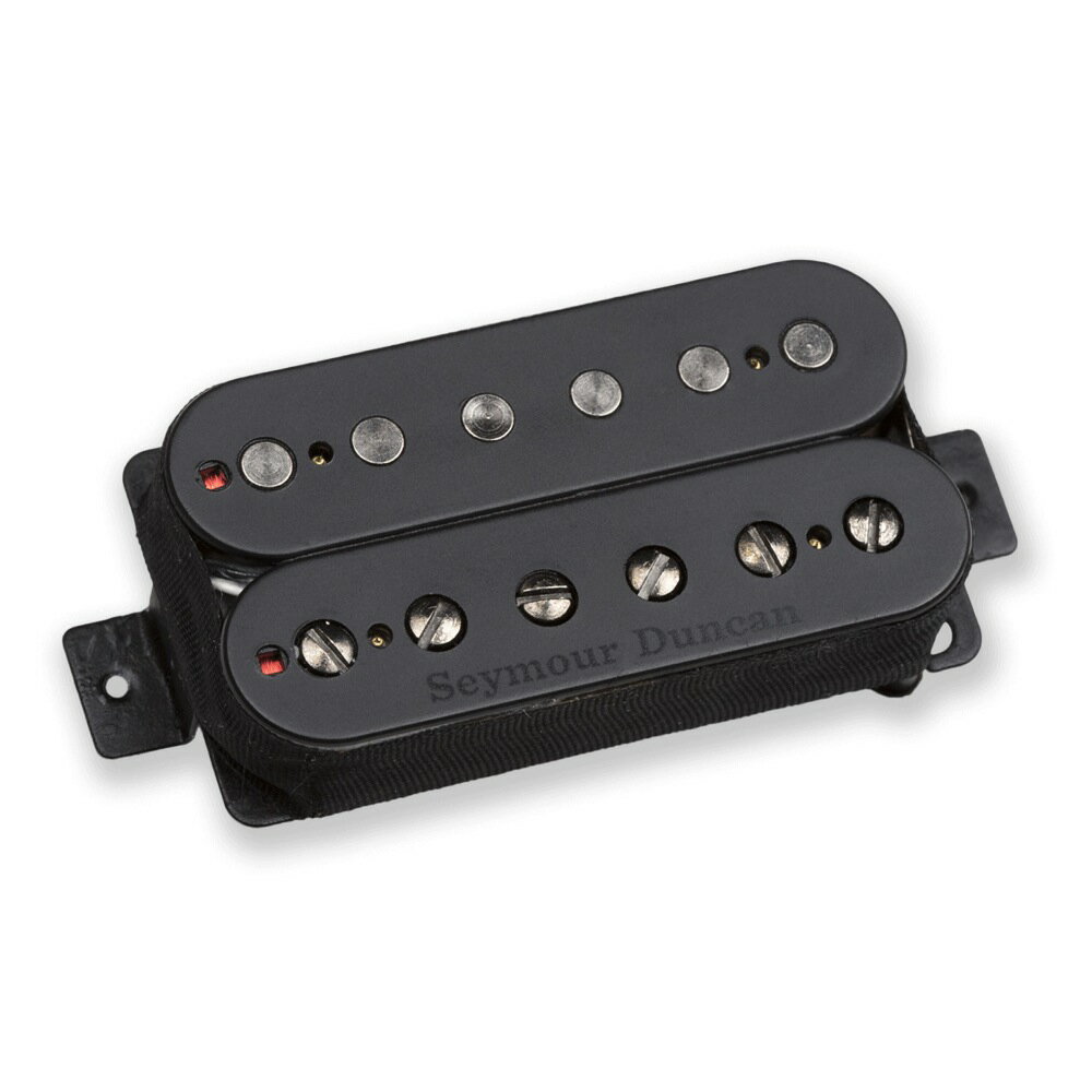 Seymour Duncan Pegasus-6 BLK Bridge ピックアップ※ギターパーツの取り扱いには、相応の技術と知識が必要になります。自己責任にて取り扱い可能な方のみ、ご検討下さい。取り付け時に起った、楽器及びパーツの破損・損傷等につきましては当店は保証出来ません。あらかじめご了承下さい。※取り付け作業後の商品につきましては、いかなる理由でも返品は受付出来ません。"ペガサス"は、プログレッシブ・メタルなどの複雑なコードを多用するプレイヤーに適したブリッジ・ピックアップです。アルニコ5マグネットと特別にデザインされたコイルを使用し、適度な出力とバランスのとれたサウンドが得られます。音の分離が良く、深く歪んだアルペジオでさえクリアー感を保ちます。ブリッジ用・4コンダクターケーブル・D.C.Resistance 12.5 k・Resonant Peak 5.16 KHz・Black Only・Alnico-V Bar