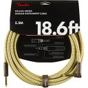 ギター シールド フェンダー Fender Deluxe Series Instrument Cables SL 18.6' Tweed ギターケーブル