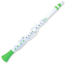 【2/15エントリーで最大P20倍】 NUVO N120CLGN Clarineo 2.0 White/Green New クラリネオ 白/緑 プラスチッククラリネット