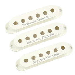 セイモアダンカン Seymour Duncan SE PU COVER Parchment WH ピックアップカバーセット ロゴ有り