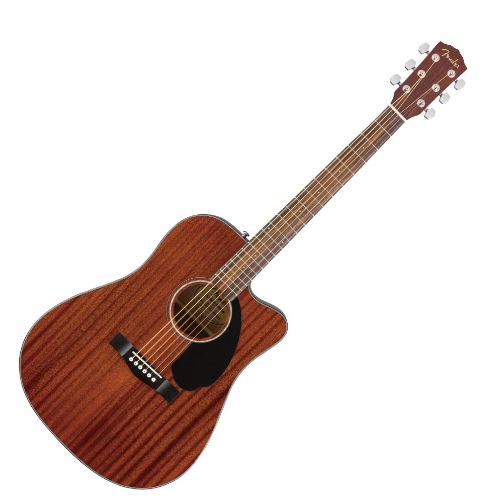 フェンダー Fender CD-60SCE Dreadnought All-Mah WN エレクトリックアコースティックギター