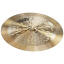 PAISTE Masters China ＆ Swish 22 チャイナ＆スウィッシュ シンバルMastersシリーズ何世紀もの間、伝説的なCuSn20ブロンズは、トルコで古来からの知識によって製造され、シンバルの制作にも使用されました。我々のサウンドに対する探求は、古典的な環境において生き残ってきた初期の原初的なサウンドの力に行き当たりました。相互の経験と能力を結合することにより、2007年、Twentyシリーズがリリースされました。我々は、合金化からシンバルの完成まで、完全にハンドクラフトで行っています。これが、Twentyシンバルがドラム奏者と打楽器奏者の過酷な要求に応え、純粋な品質のシンバルであるための答えです。Masters は2011年に発表された新らしいTwentyシリーズで、世界中のトップドラマーの経験から導き出された11のライドサウンドを提供します。ダークからブライト、ドライからサスティン豊なもの、スムースからストロングまで、幅広いサウンドバラエティーを揃えています。China ＆ Swish22インチ