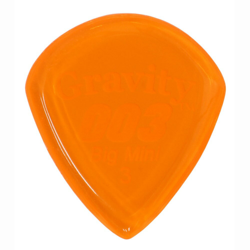 GRAVITY GUITAR PICKS G003B3P 003 XL BigMini 3.0mm Orange ピック