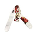 ディマジオ Dimarzio DD3147 Polyphia Floral Muse White ギターストラップ