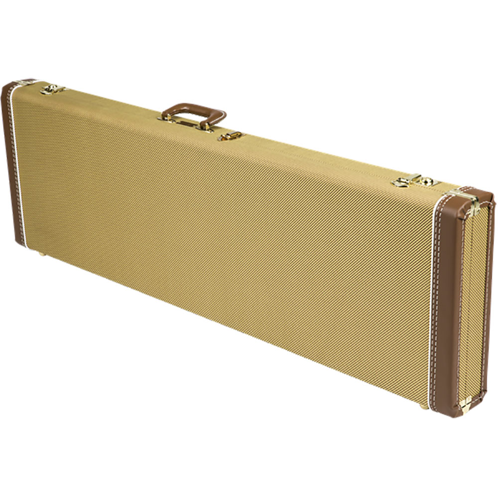 フェンダー Fender G＆G Deluxe Precision Bass Hardshell Case Tweed with Red Poodle Plush Interior ベース用ハードケース