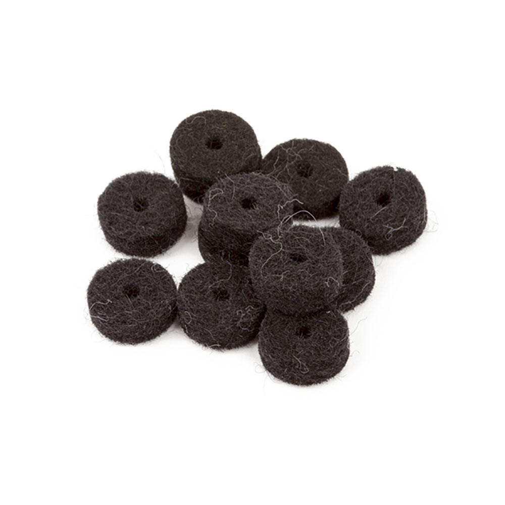 フェンダー Fender Black Strap Button Felt Washers 12 ストラップピンフェルトワッシャー 12個入り