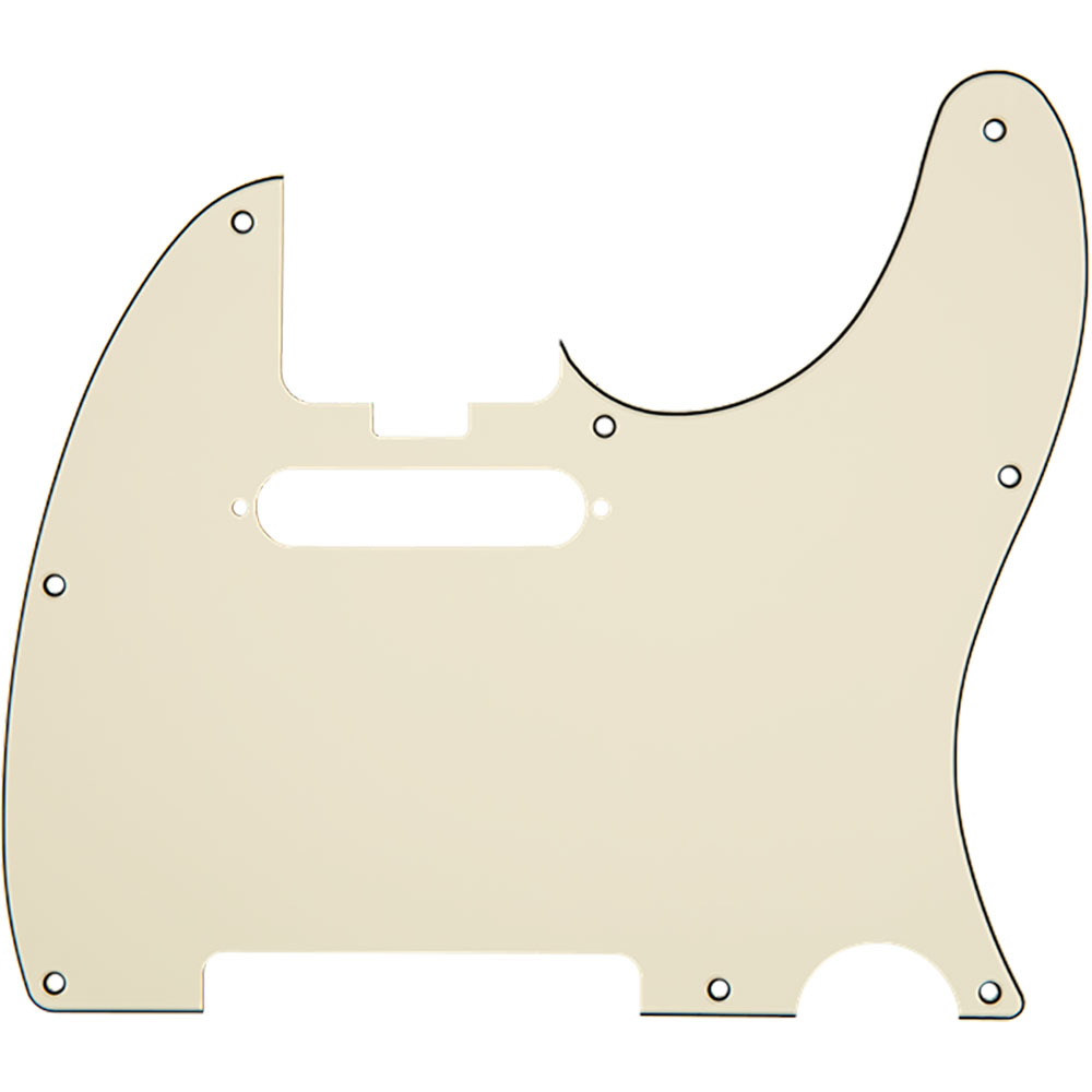 フェンダー Fender Elite Tele Pickguard Parchment 3-Ply ピックガード