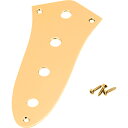 Fender Jazz Bass Control Plate 4-Hole Gold コントロールプレート※ギターパーツの取り扱いには、相応の技術と知識が必要になります。自己責任にて、取り扱い可能な方のみ、ご検討下さい。個人的に取り付け時に起った、楽器及びパーツの破損・損傷等につきましては当店は保証出来ません。あらかじめご了承下さい。4穴コントロールプレートは、1964年から現在まで製造されているほとんどのJazz Bassモデルに使用することができます。（取り付け用ネジ付き）カラー：Gold