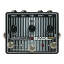 ELECTRO-HARMONIX Switchblade Pro スイッチングシステムSwitchblade Pro Deluxe SwitcherSwitchblade Proはトゥルー・バイパス、ソフトな感触のスイッチング、高品質でローノイズなバッファー、全ての入力シグナルをコントロールするVolumeノブ、高いヘッドルームと様々なシグナル・ルーティングに対応可能なフレキシビリティを備えた贅沢なスイッチング・ボックスです。【特徴】・2台のアンプの切り替えもしくは両方同時にON/OFFが可能。・エフェクトループの接続をシリーズ(直列) / パラレル(並列)のどちらでも設定でき、それぞれのループのON/OFFをコントロール可能なほか、シリーズモードではループの接続順を切り替えられます。・3IN / 1OUTのインプットセレクターとして使用可能。・3つの入力をミックスし、それぞれのボリュームコントロールが可能。・ベースプレイヤーにも最適なDryレベルコントロール搭載。・エフェクトループに接続したヴィンテージやトゥルーバイパスでないペダルをバイパスした際に起こりがちな音痩せを防ぎます。・最大+6dBブースト可能。・JP9.6VDC-200mA アダプター付属。