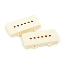 フェンダー Fender Pickup Covers Jazzmaster Aged White 2 ピックアップカバー 2個セット