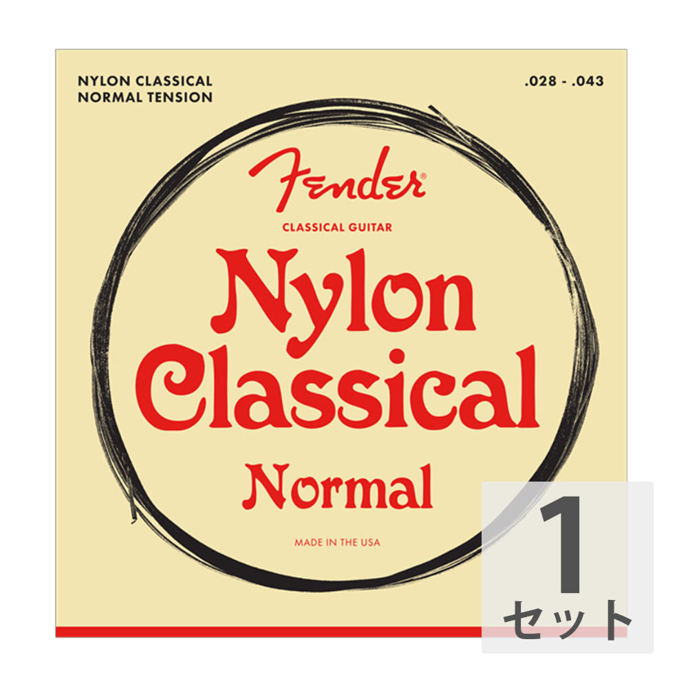 ե Fender Nylon Acoustic Strings 100 Clear/Silver Tie End Gauges 028-043 饷å