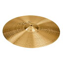 PAISTE Signature Fast Crash 19インチ クラッシュシンバルパイステシンバルの特徴とも言える「クリスタル・サウンド」の最高峰を目指し、1987年に開発された「PAT.#4, 809, 581」を最初に使用し、1989年にリリースされたのが、「ザ・パイステ」＝シグネチャー・モデルです。シャープで明快なアタック音、透明感にあふれたヴィヴィッドな響きと幅広いダイナミックレンジは、シンバル・サウンドをさらに拡大します。心を映し出すソウルフルなサウンドからシャープでストレートなタイトサウンド、パワフルでアグレッシブなヘヴィサウンドまで、あらゆるミュージックシーンに活力を与えます。各モデルは特徴的なサウンドと象徴的なネーミングを持ち、1枚1枚入念な製法と厳しい品質管理によって造られています。パイステが真に追求するアーティスティックな領域へのチャレンジ精神と鍛えぬかれた技術の結晶です。Sizes：19"Weight：medium thinVolume：soft to mediumStick Sound：washyIntensity：livelySustain：shortBell Character：integrated