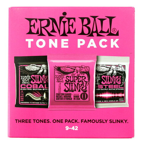 ERNIE BALL 3333 Electoric Tone Pack Super 09-42 エレキギター弦 3セットパック