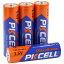 PKCELL BATTERY LR6-4B 1.5V AA ñ3륫 4ܥѥå