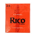 D'Addario Woodwinds/RICO RCA1025 リコ B♭クラリネット リード 2.5 10枚入