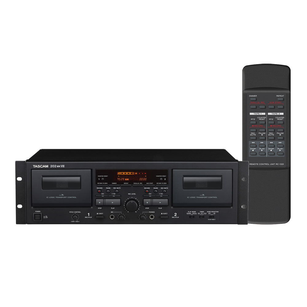 TASCAM 202MKVII ダブルカセットデッキ