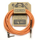 ギター シールド 6m ORANGE オレンジ CRUSH Instrument Cable 20ft 6m 1/4 Angled Straight CA037 ギターケーブル