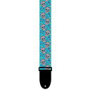 Perri’s LPCP-7018 2" POLYESTER SKULLS COLLECTION ギターストラップ