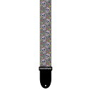 Perri’s LPCP-7019 2" POLYESTER SKULLS COLLECTION ギターストラップ