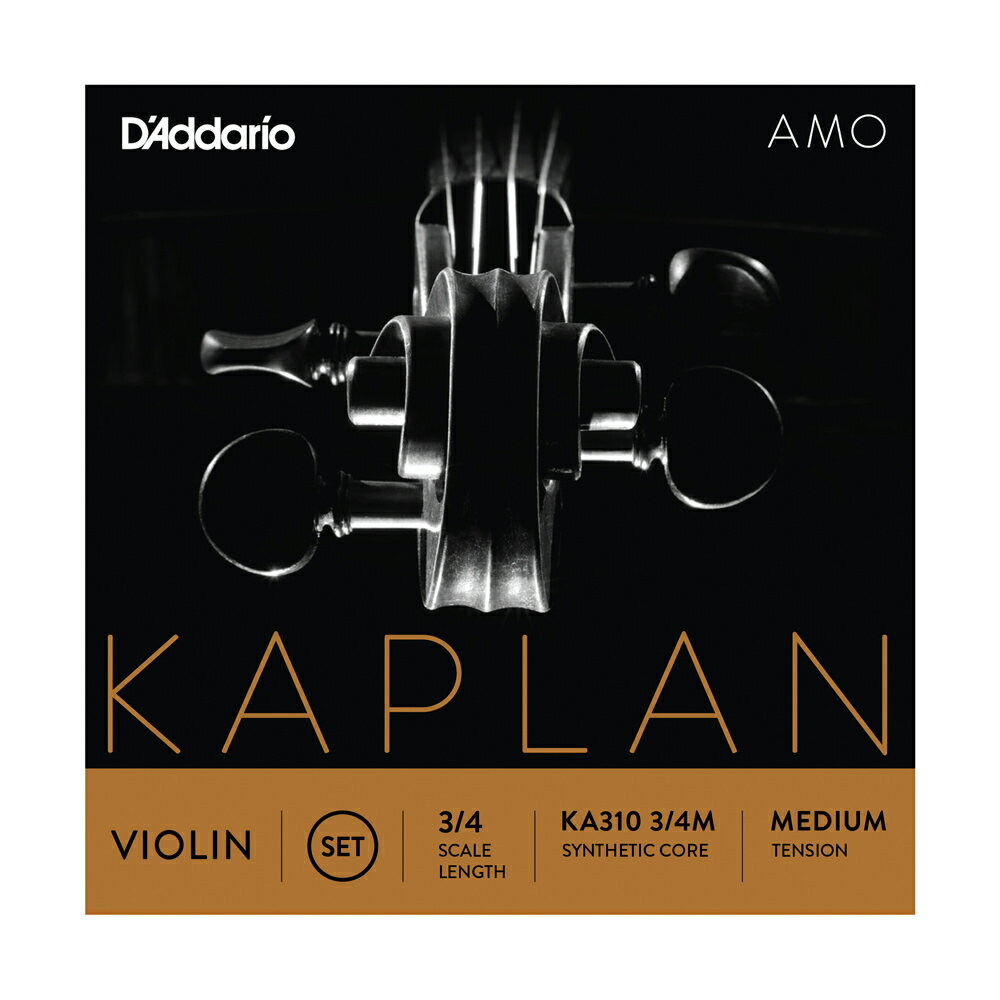 ダダリオ D'Addario KA310 1/2M Kaplan Amo Violin String Set 1/2 Scale Medium Tension　バイオリン弦セット 1/2ス…