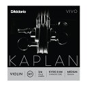 ダダリオ D'Addario KV310 3/4M Kaplan Vivo Violin String Set 3/4 Scale Medium Tension バイオリン弦セット 3/4スケール