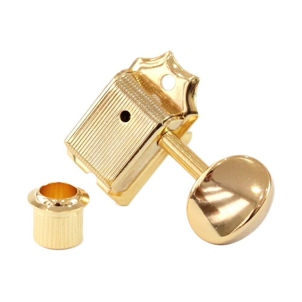 GOTOH SD91-05M-L6-Gold ゴールド ギターペグ マシンヘッド※在庫が無い場合、納期に約1ヶ月頂く場合がございます。※ギターパーツの取り扱いには、相応の技術と知識が必要になります。自己責任にて、取り扱い可能な方のみ、ご検討下さい。個人的に取り付け時に起った、楽器及びパーツの破損・損傷等につきましては当店は保証出来ません。あらかじめご了承下さい。※ぺグのサイズにつきましては商品画像を参考にご検討下さいませ。ゴトー製のギターペグ『GOTOH SD91-05M-L6-Gold』です。ストラト、テレキャスタータイプ等、トラディショナルなスタイルの6連タイプヘッドに対応します。本体部品番：SD91つまみ部品番：05M（ZINC）本体部カラー：ゴールド軸オプション：ノーマルギターヘッド形状：L6Mission（ギア比）：1:15