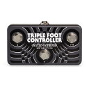 ELECTRO-HARMONIX Triple Foot Controller リモートフットスイッチTriple Foot Controllerは、外部コントロールジャックを搭載したペダルの機能をリモートコントロールすることが可能です。タップ・テンポの設定やプログラムの切り替え、モードの変更など、接続するペダルに応じて様々な機能をコントロールすることが可能です。対応機種Digitech・ Brian May Red Special Pedal・ EX7 Expression Factory・ Jamman Solo Looper・ Jamman Stereo Looper・ Jimi Hendrix Experience Pedal・ TimeBender Digital Delay・ Trio+ Band Creator ＆ Looper・ Whammy DTEventide・ Eventide H9・ Eventide Modfactor・ Eventide Nova Drive・ Eventide Nova System・ Eventide Pitchfactor・ Eventide Space・ Eventide TimefactorStrymon・ Strymon BigSky・ Strymon Mobius・ Strymon TimelineTC Electronic・ TC Electronic BG250 Bass Combo・ TC Electronic BH250 Bass Micro Head・ TC Electronic BH550・ TC Electronic BH800electro-harmonix製ペダルの互換性- 720 Looper：アンドゥ/リドゥ、バンクアップ、バンクダウン- Grand Canyon Delay ＆ Looper：タップ・テンポ、Delayタイプのスクロール、Delay/Looperモードの切り替え、Looperモードでのアンドゥ/リドゥ、LooperモードのReverse/Speedノブの設定切り替え- Mod Rex Polyrhythmic Modulator：バンクアップ、バンクダウン、タップテンポ- Superego+ Synth Engine：バイパス, エフェクトのOn/Off、フリーズ機能の停止、モードのスクロール- Super Pulsar：タップテンポ、プリセット/リアルタイムモードの切り替え、エクスプレッションモードのスクロール、タップディビジョンのスクロール、モジュレーションレートの切り替え、Wave Invertの切り替え、バイパス