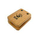 BothHands BH-L CAJON CASTANET カホンカスタネット木製のカスタネットは、S/L の異なるサイズとジングルを合わせた3種類のバリエーションで、軽やかなリズムをカホンやパーカッションサウンドにプラスします。カホンへの取付は粘着テープ使用した面ファスナーで簡単に取り外しが可能です。BH-L【サイズ】長さ：80mm幅：60mm厚み：34mm重さ：61g