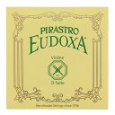 PIRASTRO Eudoxa 2143 バイオリン弦 オイドクサ D線ピラストロ ヴァイオリン弦ガット弦のロングセラー。特に柔らかく甘い音色と豊かな倍音が魅力。4/4サイズD線：ガット / アルミ巻