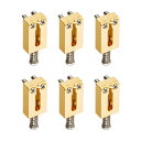 SCUD SS113DG 6pcs ゴールド エレキギター用 ブリッジサドル