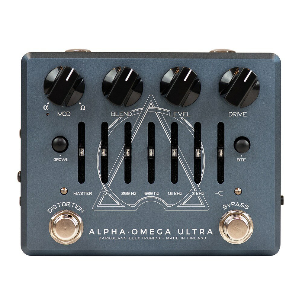 Darkglass Electronics ALPHA OMEGA ULTRA v2 with Aux-In 6bandグラフィックイコライザー搭載 ベースプリアンプ