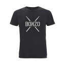 Promuco Percussion POSJBTS3S STCY TVc John Bonham T-Shirt BONZO STENCIL Black