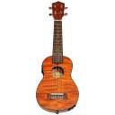 Bamboo Exotic Mahogany Soprano Ukulele w/EQ エレクトリック ソプラノウクレレExotic Mahogany Soprano Ukulele w/EQについてBambooは、世界中のあらゆる世代の人々に向けて楽器を製造するアルゼンチンのブランドです。ウクレレは、誰でも簡単かつ手軽に始められ、そして持ち運びのしやすさから、今や世界中で親しまれている楽器の1つです。アルゼンチン人のイラストレーターの手がけるカラフルで美しいデザインは、Bomboo Ukuleleを手にした全ての人に、楽器としてだけでなく、アート(=芸術)的な価値をもたらしてくれています。Bambooが本社を構える南米のアルゼンチンでは、アンデス山脈、砂漠、パンパ大草原など多くの自然が広がり地球の端としても良く知られています。そんな中、パタゴニアン(南緯40°以南のチリを含む南米大陸の南端部分に住む人々)としての生活やアイデンティティーは、Bamboo製品をデザインする人々の創造性を刺激し、完成した楽器には、音楽的才能をこの”Bamboo コミュニティー(楽器)”を通じて育んで欲しいという想いが込められています。そしてBamboo社は、音楽は人々の生活そのもであり、音楽にはエンターテインメントの枠、そして国境を超えて、人々を結び付け、教育的かつ文化的な交流に繋がるひとつのツールになると信じています。このBamboo Ukuleleを手にとって、彼らの込めたその情熱を感じ取り、日々の生活をその音楽で豊かにしてみませんか？商品仕様サイズ:ソプラノサイズトップ材:Exotic Mahoganyサイド材:Exotic Mahoganyバック材:Exotic Mahoganyネック材:Okoume指板:Walnutナット＆サドル:Ox bone塗装:Stain搭載弦:Aquilaマシンヘッド:closedチューナー付きピックアップ搭載ソフトケース付属※木目、色味等は一本毎に異なります。