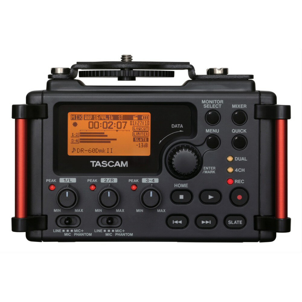 TASCAM DR-60DMKII カメラ用リニアPCMレコーダー/ミキサー