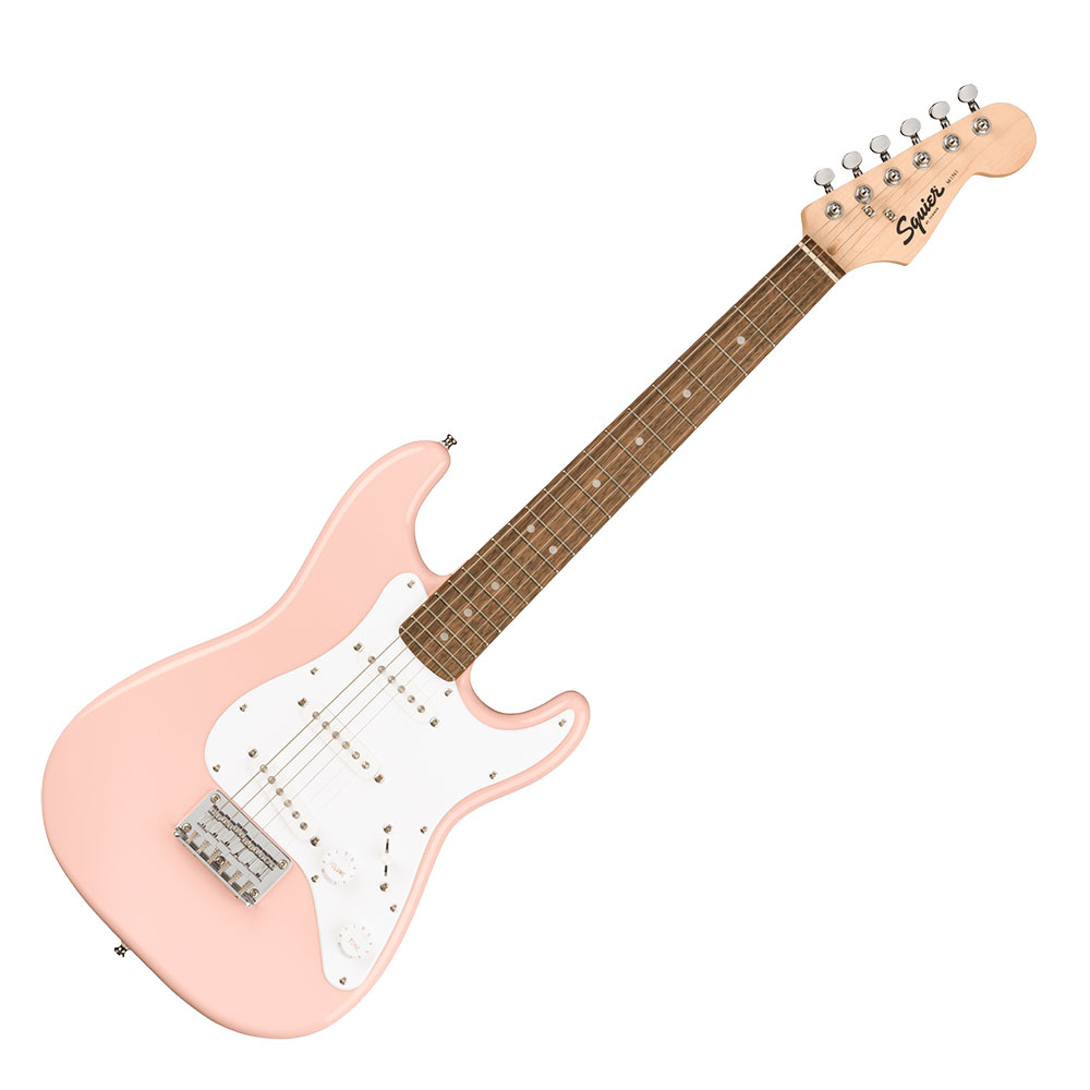 XNC[/XNCA Squier Mini Stratocaster Laurel Fingerboard Shell Pink GLM^[