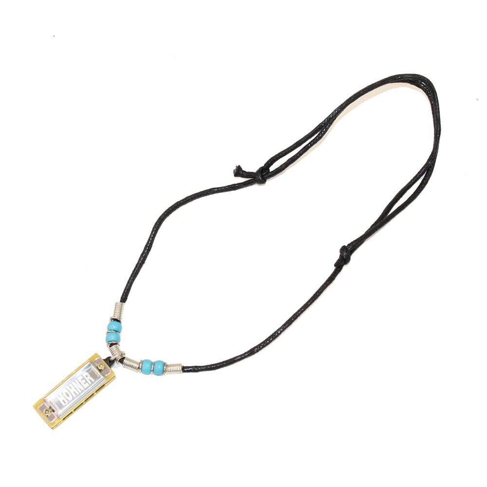 HOHNER Mini Harmonica Necklace Light Blue ミニハーモニカ ネックレス※商品の性格上、不良品以外の返品および交換はお受け出来ません。お間違いの無いようご確認の上、ご注文頂けますようお願いいたします。ネックレスタイプのミニチュアハーモニカ。完全1オクターブのダイアトニックスケールが演奏できる、れっきとした楽器です。楽器好きなかたへのプレゼントにも最適。カラー:Light Blue ライトブルー