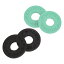 ե Fender Strap Block 4-Pack Black 2 and Surf Green 2 ȥåץ֥å