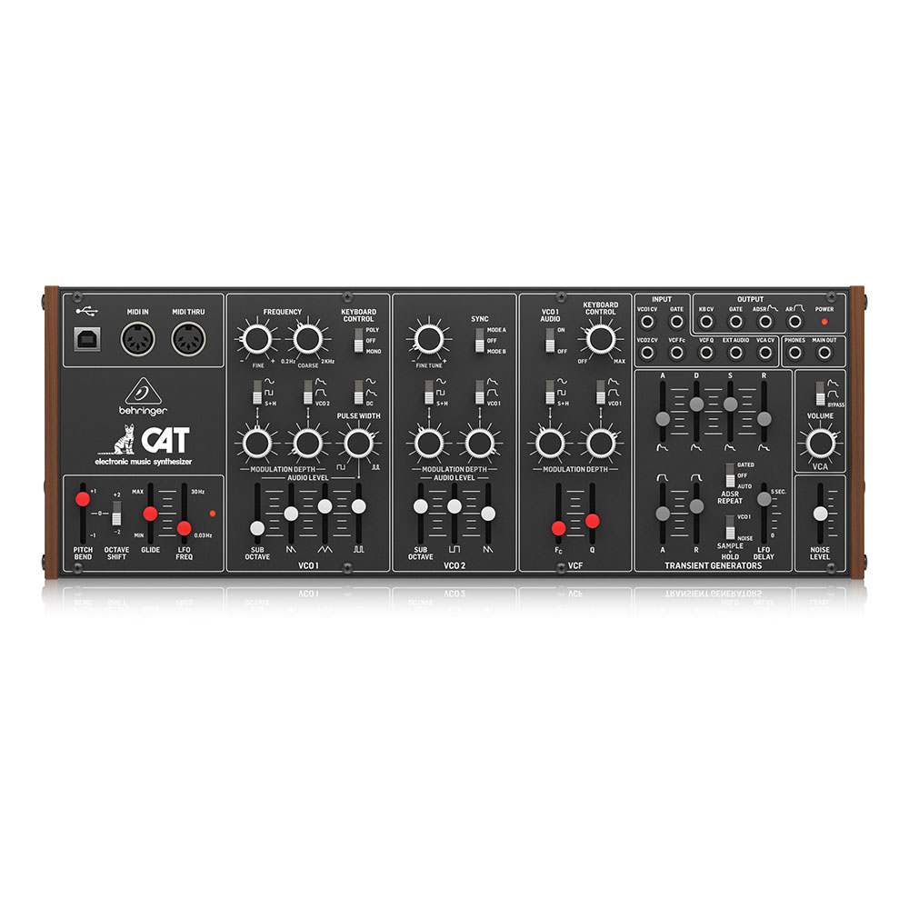 ベリンガー BEHRINGER CAT ユーロラックマウント対応 デュオフォニックアナログシンセサイザー