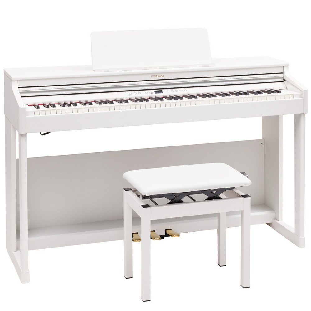 ローランド 【組立設置無料サービス中】 Roland RP701-WH ホワイト 電子ピアノ 高低自在椅子付き