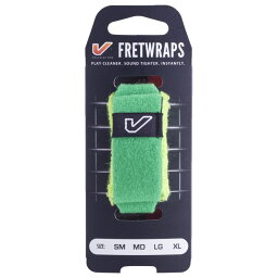 Gruv Gear FW-1PK-GRN-XL FretWraps Green 1-Pack エクストララージ 8弦～12弦エレキギター用 フレットラップ