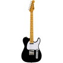 G＆L Tribute Series ASAT Classic Gloss Black エレキギター巨匠レオ・フェンダーが最後に辿り着いたG＆L！コストパフォーマンスに優れたTribute シリーズ！！G＆Lは、巨匠レオ・フェンダーが長年の相棒、ジョージ・フラートンと共に1980年に設立されました。本社工場はカリフォルニア州フラートン、フェンダー通りにあることからも、彼らの姿勢が今日に受け継がれていることが伺え知れます。Tribute Seriesは、USA製ハードウェアを搭載、徹底された品質管理の下、インドネシアにて生産されているハイコストパフォーマンスに優れた逸品です。テレキャスタータイプを進化させた「ASAT Classic」USAモデルにも搭載される「MFD Pickup」が、トラディショナルなブリッジプレートと影響し合い、ブリッジポジションではトレブリーで鋭いアタックのモダンなサウンドが生まれ、ネックポジションの厚く豊かなブルーズサウンドとミックスすれば極上のトーンが得られます。CONSTRUCTION：Bolt-OnSCALE：25 1/2"PICKUPS：Leo Fender†-designed G＆L MFD single coils made in Fullerton, CaliforniaBODY WOOD：Swamp Ash on translucent and burst finishes, Basswood on solid finishesNECK WOOD：Hard-Rock Maple with Maple or Rosewood fingerboardNECK WIDTH AT NUT：1 5/8"NECK RADIUS：9"NECK PROFILE：Medium CFRETS：22 medium jumbo, nickelTUNING KEYS：18:1 ratio,sealed-backBRIDGE：Traditional boxed-steel bridge with individual brass saddlesCONTROLS：3-position pickup selector, volume, toneカラー：Gloss Black