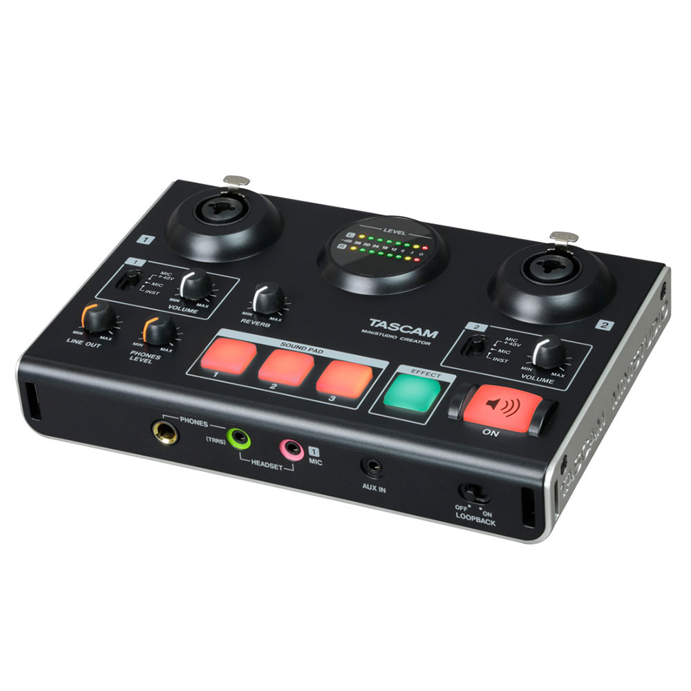 TASCAM MiNiSTUDIO CREATOR US-42B ネット配信用 USBオーディオインターフェース