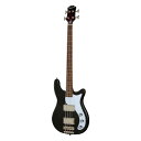 Epiphone Embassy Bass Graphite Black エレキベース※ご購入後、15日以内に必ず同梱されるユーザー登録カードに必要事項をご記入の上、ギブソン・ジャパンへご郵送下さい。ユーザー登録したご本人に限り、メーカー規定の故障に対してのみ、無期限での保証が提供されます。1963年に発売されて以来、エピフォン・エンバシー・ベースはプレイヤーに愛され続けてきましたが、この度、これまで以上に優れたスペックで帰ってきました。アシンメトリカルなソリッドマホガニーダブルカッタウェイボディ、34インチスケールのマホガニーネック、ミディアムジャンボフレットを備えたインディアンローレル指板、バランスがよい2×2ヘッドストックデザイン、パワフルなプロバッカー760ハムバッキングピックアップ、マスターボリュームとトーンコントロール、ピックアップブレンドノブを搭載し、優れた音色の多様性を実現しています。POINT●ヴィンテージな魅力溢れるルックス●プロバッカー760ハムバッキングピックアップ●見た目に美しいカラー●弾きやすいネック、ボディデザイン【SPEC】Body Shape:Epiphone Embassy asymmetrical double cutawayBody Material:MahoganyFinish:GlossNeck Material:MahoganyProfile:Medium CScale Length:34"Fingerboard Material:Indian LaurelFingerboard Radius:12.01"Number Of Frets:20Frets:Medium JumboNut Material:Imitation BoneNut Width:1.625"Inlays:Pearloid DotsJoint:Glued in, Set NeckHardware Finish:NickelTuner Plating:NickelBridge:Historic Bass Tune-O-MaticTailpiece:Historic ClawTuning Machines:Die Cast - Clover buttonsPickguard:Black(Graphite Black:White)TrussRod:Dual ActionTruss Rod Cover:3-ply Epiphone bullet with E logoControl Knobs:Epiphone Historic Barrel knobs with metal insertsStrap Buttons:2 - bottom and tip of upper hornMounting Rings:Metal - Nickel platedNeck Pickup:ProBucker Bass 760 NeckBridge Pickup:ProBucker Bass 760 BridgeControls:Volume, Blend, ToneColor:Graphite Black