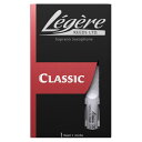 Legere SS3.50 Classic ソプラノサックスリード [3 1/2]※画像はサンプルです。強度など詳しくは、商品説明をご覧下さい。※商品の性質上、商品の返品・交換はお受け出来ませんのでご了承下さい。「質感の安定しないケーンリードに代わる、新素材リードを作れないか」。多くの木管楽器奏者が抱えるリードの悩みを解決するため開発されたレジェールリードは、天然ケーンとほぼ同じ振動特性を持つまったく新しい新素材のリードです。カットの角度、コシの強さ、振動比率、表面仕上げ、気温、湿度に対する安定性等、あらゆる方向から研究され天然ケーンと違和感のない吹奏感を実現しました。【特長】●演奏前の慣らしの必要はなく、へたりにくい：通常のケーンリードは一般的に約2から3週間が寿命といわれていますが、基本的に物理的な衝撃で割れない限りは半永久的に使用できます。●水を吸収しないため、状態が変わらない：通常のケーンリードは水分を含むことにより時間とともに状態が変化します。プレイヤーは急激に水分を含ませないようリードのローテーションに神経を使い、コンデションを整えなければなりません。レジェールは状態が変わらないので、演奏や練習に集中できます。●人体に無害で消毒も可能：レジェールはポロプロピレンにより作られています。この材料はFDA（アメリカ食品医薬品局）より食品用途とさえ認可されており、非常に安全な素材です。●最大のポイントは本番で使える音色：世界2大オーケストラのクラリネット奏者、ベルリンフィルハーモニー/ヴェンツェルフックス氏とウィーンフィルハーモニー/ダニエルオッテンザマー氏が愛用。レジェールは音色が良いからこそプロプレイヤーも使用します。Classicシリーズ：クラシックシリーズは、優れた耐久性を備えています。ティップが太く、よりダークで芯のあるサウンドが特徴です。豊かでパーカッシブなサウンド傾向なので、マーチングバンドや大規模なアンサンブルなどに最適です。ソプラノサックス用強度：3 1/21枚入