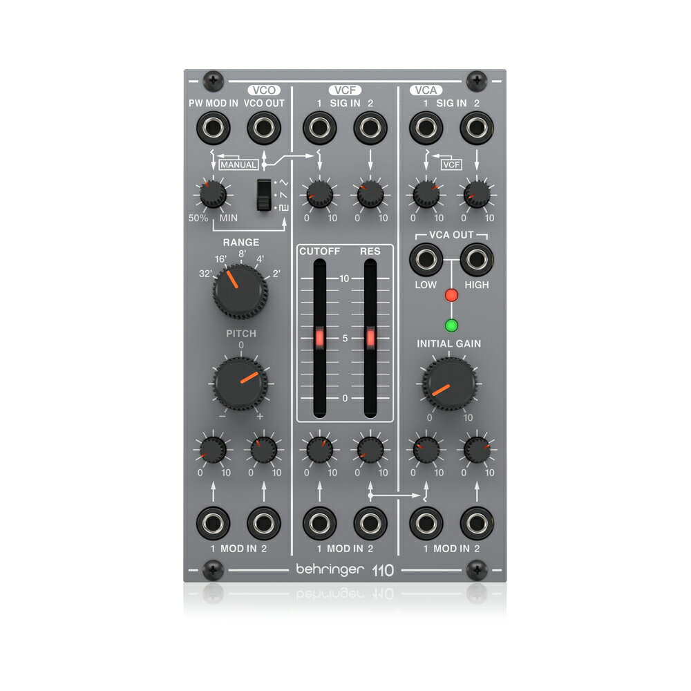 ベリンガー BEHRINGER 110 VCO/VCF/VCA モジュラーシンセサイザー ユーロラック用