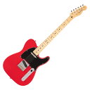 Fender Made in Japan Hybrid II Telecaster MN MDR エレキギターMade in Japan Hybrid IIは、ヴィンテージなルックスはそのままに、プレイヤーや音楽のジャンルを選ばないオールマイティーなモダンスペックを盛り込んだ、まさに「ハイブリッド」と呼ぶにふさわしいシリーズです。 リズム/リード問わず、どのギタリストやベーシストにもフィットする演奏性と楽器のトーンを兼ね備えた製品を、世界的にファンの多いMade in Japanで実現しました。 Hybrid II Telecasterは、定評あるアルダーボディに新設計のHybrid II Custom Voiced Single Coilピックアップを装備し、ヴィンテージスタイルのスランテッドブラスサドル仕様のブリッジを搭載。ヴィンテージロッキングチューナー、サテンフィニッシュのネック、Modern "C"シェイプに9.5インチラジアスの指板とナロートールフレットがスムーズなプレイヤビリティを提供します。【スペック】・モデルネーム：Made in Japan Hybrid II Telecaster, Maple Fingerboard, Modena Red・モデル番号：5660102316・原産国：JP・カラー：Modena Red・ボディ：Alder・ボディフィニッシュ：Gloss Polyurethane・ボディシェイプ：Telecaster・ネック：Maple・ネックフィニッシュ：Satin Urethane Finish on Back, Gloss Urethane Finish on Front・ネックシェイプ：Modern "C"・スケール：25.5" (648 mm)・フィンガーボード：Maple・フィンガーボードラジアス：9.5" (241 mm)・フレット数：22・Frets Size：Narrow Tall・ナット：Bone・ナット幅：1.650" (42 mm)・ポジションインレイ：Black Dot・ブリッジピックアップ：Hybrid II Custom Voiced Single Coil Telecaster・ネックピックアップ：Hybrid II Custom Voiced Single Coil Telecaster・コントロール：Master Volume, Master Tone・ピックアップスイッチ：4-Position Blade: Position 1. Bridge Pickup, Position 2. Bridge and Neck Pickups (In Parallel), Position 3. Neck Pickup, Position 4. Neck and Bridge Pickups (In Series)・ピックアップコンフィギュレーション：SS・ブリッジ：3-Saddle Vintage-Style Strings-Through-Body Tele with Slanted Brass Barrel Saddles・ハードウェアフィニッシュ：Nickel/Chrome・チューニングマシーン：Vintage-Style Locking・ピックガード：3-Ply Black・コントロールノブ：Knurled Flat-Top・ストリング：Nickel Plated Steel (.009-.042 Gauges)