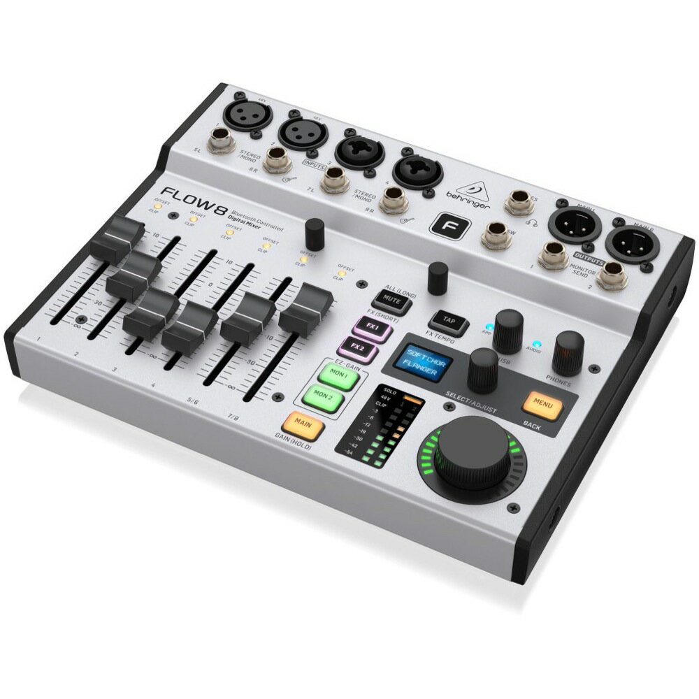 ٥󥬡 BEHRINGER FLOW 8 USBǥ󥿡եǽ ǥߥ