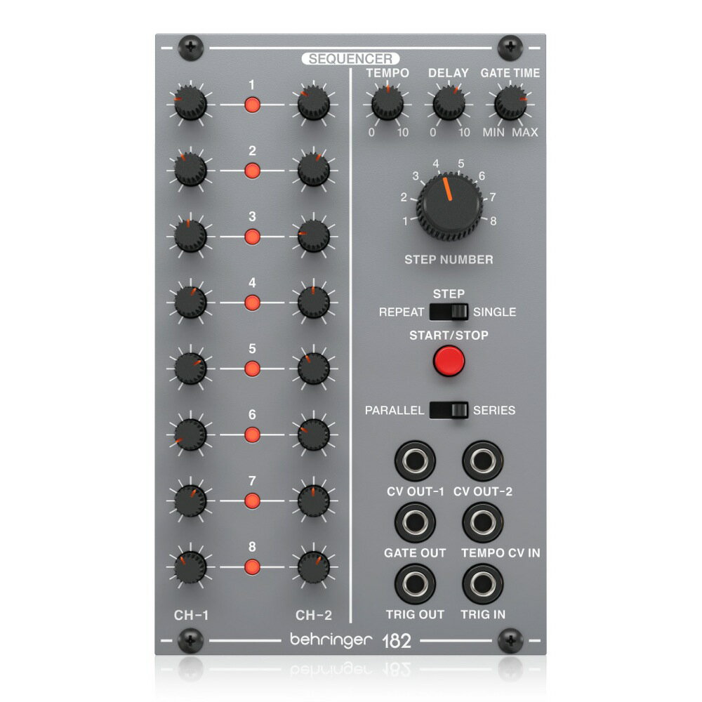 ベリンガー BEHRINGER 182 SEQUENCER ユーロラック用 アナログシーケンサーモジュール