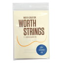 Worth Strings CD-LGHD Hard Low-GHD ウクレレ弦100%フロロカーボンを使用したウクレレ弦フロロカーボンは釣り糸で使われ、伸びにくく引っ張りに強いという特性があります。屋外で使われるため耐候性に優れ、温湿度の変化にも強い素材です。・クリアフロロカーボンよりヌケの良い音をお好みの方におすすめです。Hard Low-Gのハイテンション仕様。より速い音切れを追求する方に。弦長(inch)：461st(inch)：0.02052nd(inch)：0.02603rd(inch)：0.02914th(inch)：0.0358